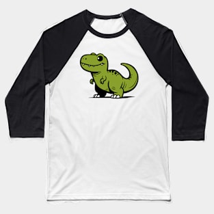 Cute T-Rex Dinosaur Baseball T-Shirt